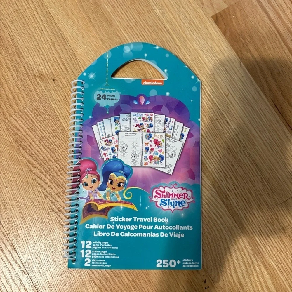 Nickelodean Shimmer and Shine Travel Book with Stickers NEW Genie
